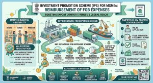 Investment Promotion Scheme (IPS) for MSME Sector: Reimbursement Of Free On Board (FOB) Expenses