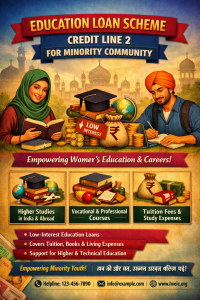 Education Loan Scheme- Credit Line 2 for Minority Community