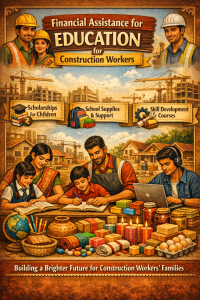Financial Assistance for Education for the Construction Workers