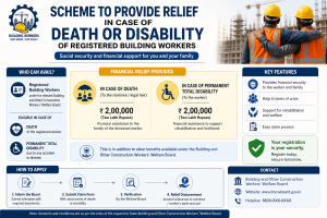 Scheme to Provide Relief in Case of Death or Disability of Registered Building Workers