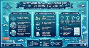 Investment Promotion Scheme (IPS) for Thrust Sectors: Scheme For Marine Products Processing Units