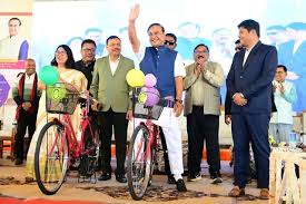 Saraswati Vidya Yojana: Free Distribution of Bicycles