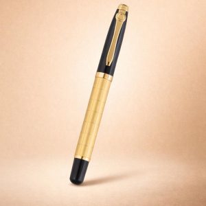 Regal Grid Gold Pen