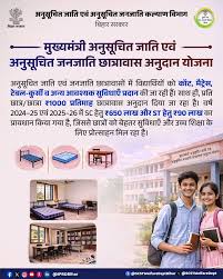 Mukhyamantri Anusuchit Jati Evam Anusuchit Janjati Chhatrawas Anudan Yojana