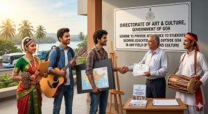 Scheme To Provide Assistance To Students Seeking Education Outside Goa In Any Field Of Art And Culture
