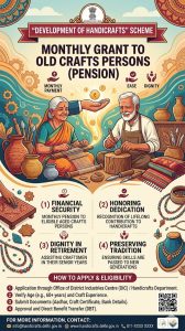 “Monthly Grant To Old Crafts Persons (Pension)” Component of the “Development of Handicrafts” Scheme