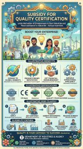 “Subsidy for Quality Certification” under “Motivation of Entrepreneurs to Start Industries and Fiscal Assistance to Industries – Various incentives”