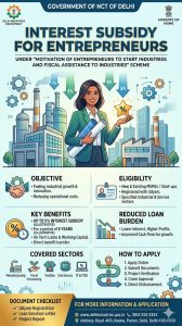 “Interest Subsidy” under “Motivation of Entrepreneurs to Start Industries and Fiscal Assistance to Industries”