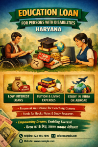 Education Loan for Persons with Disabilities- Haryana