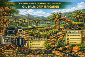 National Mission on Edible Oil- Oil Palm: Drip Irrigation