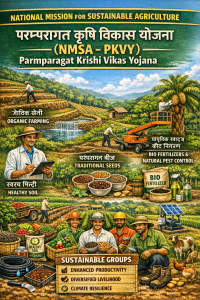 National Mission For Sustainable Agriculture-Parmparagat Krishi Vikas Yojana (NMSA-PKVY)