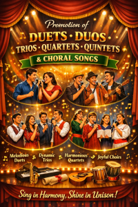 Promotion of Duets/Duos/Trios/Quartets/Quintets/Choral Songs