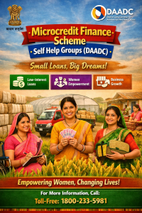 Microcredit Finance Scheme- Self Help Groups (DAADC)