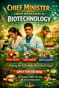 Chief Minister Career Advancement in Biotechnology