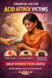 Financial Assistance To Women And Girl Acid Attack Victims