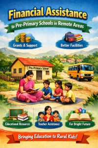 Financial Assistance To Pre-primary School In Remote Areas