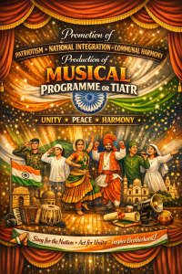 Promotion of Patriotism/National Integration/Communal Harmony – Production of Musical Programme or Tiatr