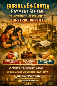 Burial and Ex-gratia Payment Scheme in Case of Death of Unregistered Laborer During Work at Construction Site