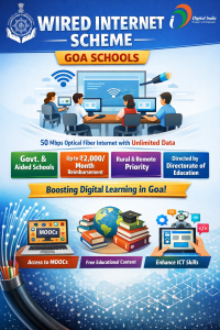 The Wired Internet Scheme for Information and Communication Technology Laboratory in Schools in the State of Goa
