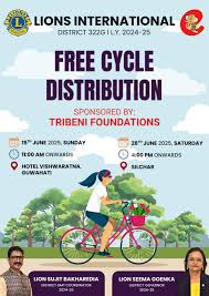 Free Bicycle Distribution to Students of Vimukt, Ghumantu and Ardhghumantu Communities