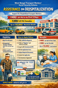 West Bengal Transport Workers’ Social Security Scheme: Assistance on Hospitalization