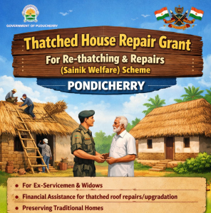 Thatched House Repair Grant for Re-thatching & Repairs (Sainik Welfare)