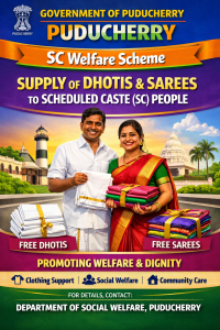 Supply of Dhotis and Sarees to Scheduled Caste (SC) People