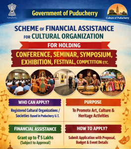 Scheme of Financial Assistance for Cultural Organization for Holding Conference, Seminar, Symposium, Exhibition, Festival, Competition etc.