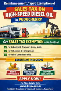 Reimbursement/ Spot Exemption of Sales Tax on High-Speed Diesel Oil