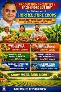 Production Incentive / Back-Ended Subsidy for Cultivation of Horticulture Crops