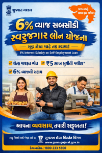6% Interest Subsidy on Loans taken through Banks up to a Limit of Rs.5 Lakh for Self-Employment