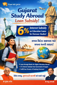 6% Interest Subsidy on Loans taken through Banks for Study Abroad