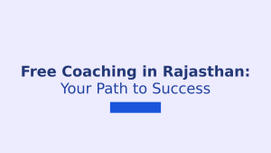 Competitive Exam Coaching