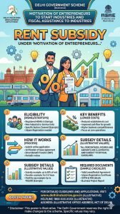 “Rent Subsidy” under “Motivation of Entrepreneurs to Start Industries and Fiscal Assistance to Industries”