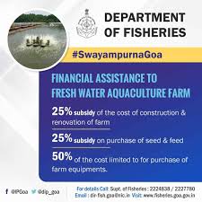 Financial Assistance to Fresh Water Aquaculture Farms