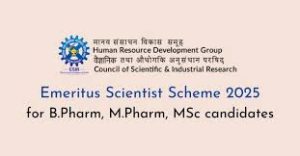 KSCSTE Emeritus Scientist Scheme