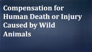 Compensation for Human Death or Injury Caused by Wild Animals
