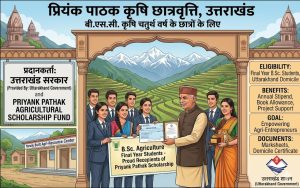 Priyank Pathak Scholarship for B.Sc. Agriculture (4th Year) Students
